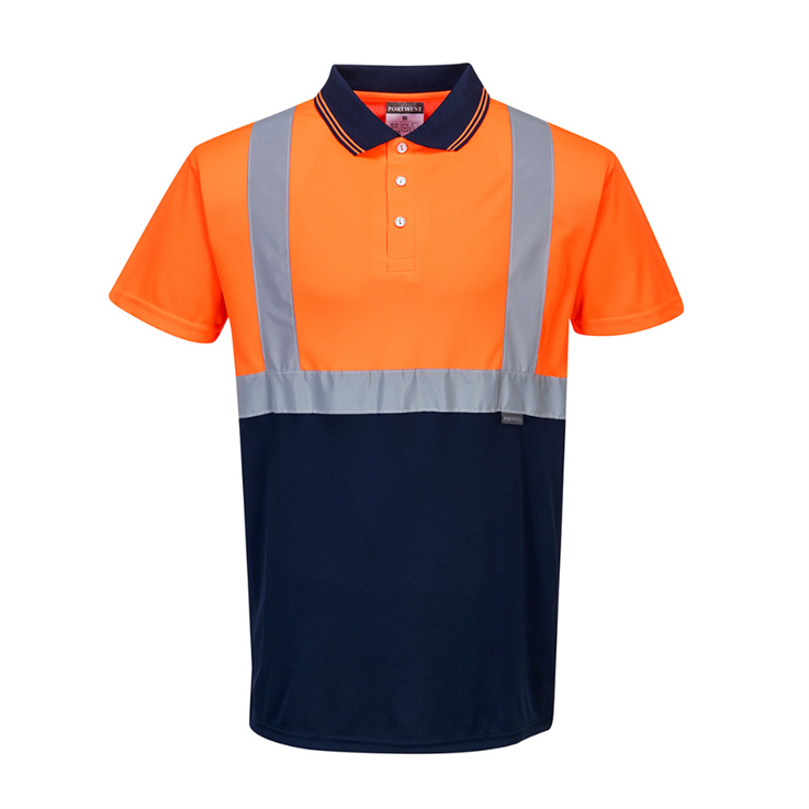 S479 - Hi-Vis Contrast Polo Shirt S/S