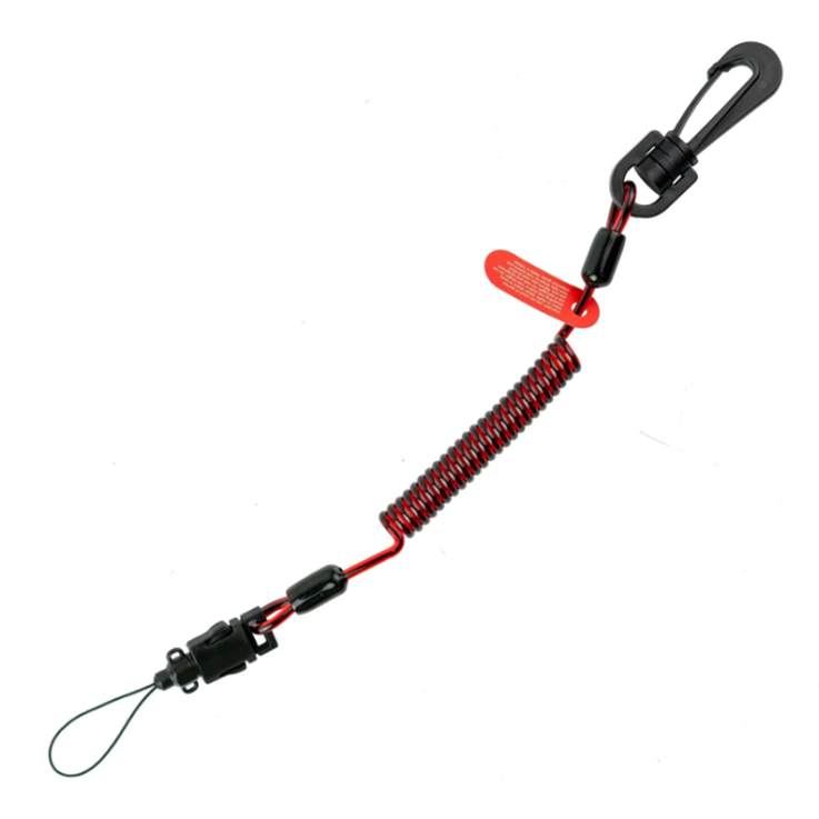 GRIPPS Coil E-Tether With Poly Clip (Non-Conductive) - 0.5kg / 1.1lb