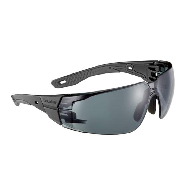 Bolle RUSH 2.0 Safety Glasses -AS/AF lens - Smoke - Size M/L