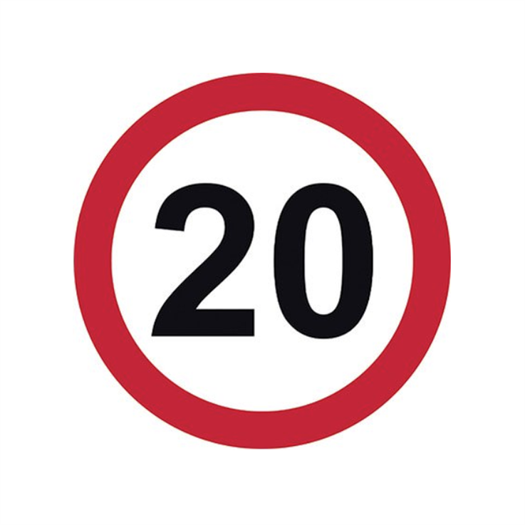 20 mph class RA1 600mm dia - c/w chanelling and laminate