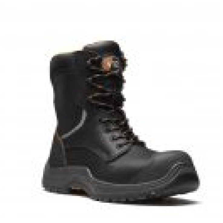 V12 Avenger IIGS Black High Leg Zip Side Boots - Black