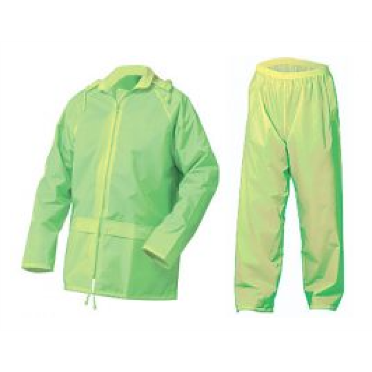 Two-Piece Nylon Rainsuit - Yellow