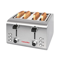 Caterlite 4 Slot Stainless Steel Toaster