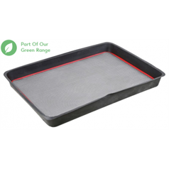 Small SpillTector; Oil, fuel & Adblu Trapper with Liner & Flexible Tray - 550 x700mm (4L capacity)