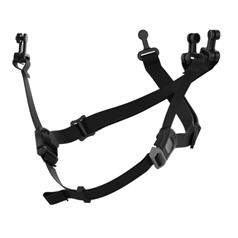Baseworker™ 4 point Chinstrap - Black - Adjustable