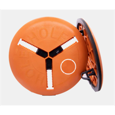 Adjustable Hole Cover with circular punchout- 2-6” (51-152mm)