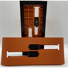 Adjustable Rectangular  Hole Cover - Small- 2-3.5” (51-89mm)