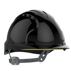 EVO 2 Comfort Vented Safety Helmet - Black