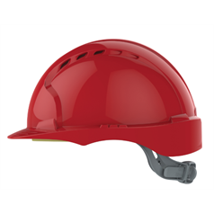 EVO 3 Comfort Vented Safety Helmet - Red