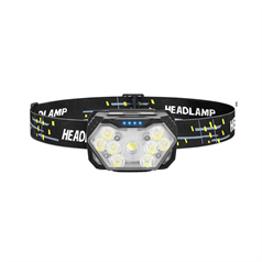LED Rechargeable Head Torch, 3500 Lumens 10 Modes IPX
