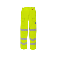 Morse: Inherent FR ARC Combat Trouser Hi Vis Yellow with FR Tapes