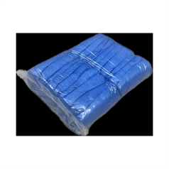 Classic Disposable Overshoes - 100pcs/50prs - Blue - 16" L / 100 Pcs