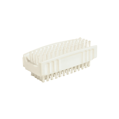 Nail Brush - Plastic Handle - White
