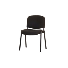 Conference Chair With Soft Fabric Upholstered Back And Seat