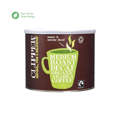 Clipper Fairtrade Organic Medium Roast Decaf Coffee Granules 500g