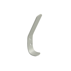 Single Hat & Coat Hook - Aluminium 125mm - Single - 129 x 19 x 54mm