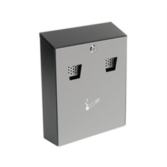 Cigarette Bin - Wallmounted - Dark Grey - (Style may vary)