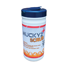 Muckyz Scrub Heavy Duty Hand Cleaning Wet Wipes - 80 wipe tub