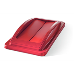 Ecosort Plastic Bottles Swing Lid - Red