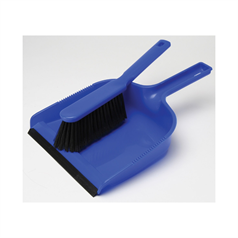 Plastic Dustpan & Brush Set