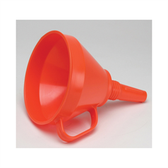 Round Plastic Funnel - with spout