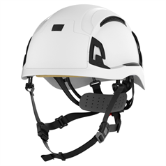 EVO® ALTA™ Baseworker™ Safety Helmet - Wheel Ratchet - Vented - White