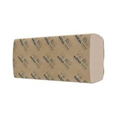 2 Ply V-Fold 100% Recycled Hand Towels – Unbleached natural colour – Pk 3200 Sheets