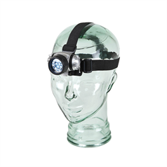 LED Head Torch with White and Red light Modes. 100 Lumen (incl 3 x AAA batteries) - 100 Lumens