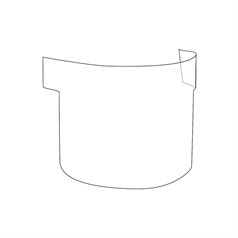 Visor Protector to fit JSP PowerCap Infinity (Pk- 10) - Clear - Pk- 10