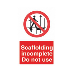 Scaffolding incomplete do not use - 1: Rigid Plastic - (600x400mm)