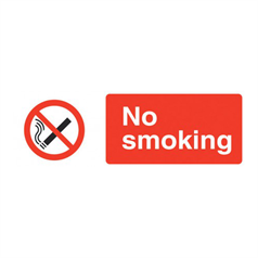No Smoking Sign - 600 x 200mm
