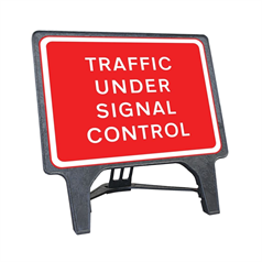 Traffic Under Signal Control Sign - 1050 x 750mm