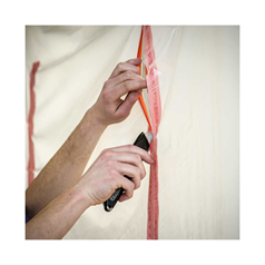 Temporary Door Guard System - Orange