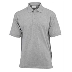 Premium Weight Polo Shirt - Ash grey