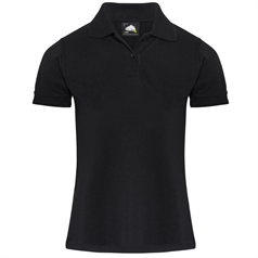 Premium Weight Women's Polo Shirt - Black
