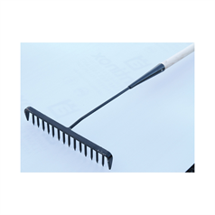 16 Tooth Round Tine Constructor Tarmac Rake - 2.8KG