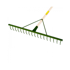18 Tine Landscape Rake with backedge - 700mm Head