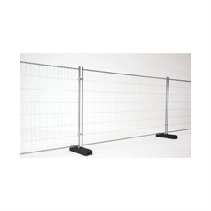Temporary Fence Panel c/w 1 Block & 2 Couplers - Complete Set