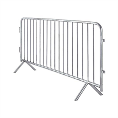 Crowd Control Barrier- Galvanised - Galvanised - 2.3m(carriage not included)