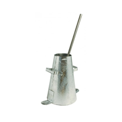 Concrete Testing Slump Cone - 100x200x 290mm