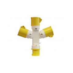 3-way  splitter - 110V 16Amp