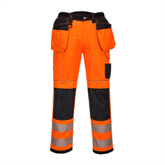 Vision Hi-Vis Trousers - Orange / Black