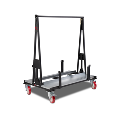 Armorgard LoadAll™Plasterboard Trolley  A-Frame Trolley 1T capacity - Black - 730x1250x1410