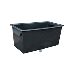 Constructor 4 Wheeled Plastic Container Trolley - 1350 x 710 x 740mm