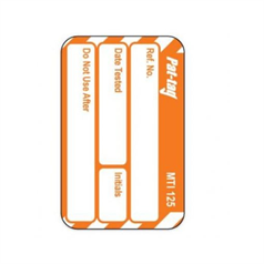 Scafftag Microtag Orange PAT Test Insert Cards