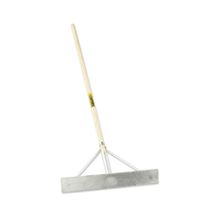 Aluminium Lute/Spazzle - 600 x 100mm (C/w Wooden Handle)