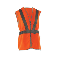Hi-Vis PulsaRail PolyCotton, Zip Front Tear Apart Waistcoat