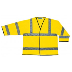 Class 3 Hi-Vis Sleeved Waistcoat - Yellow