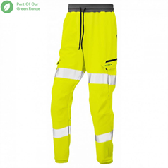 LEO Hawkridge EcoViz High Performance 4X Stretch Jog Trouser - Yellow
