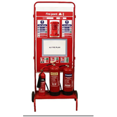 Fire Extinguisher Responder Station -with Scream Alarm
